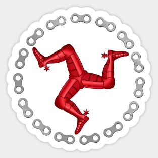 Isle of Man Chain Sticker